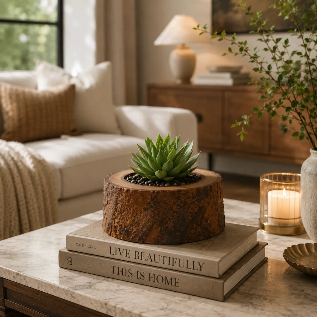 Acacia Wood Planter - Bring Natural Warmth Indoors