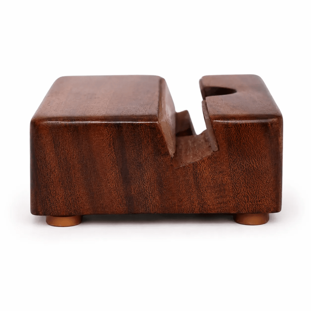 Wooden Phone Stand - For a Tidy, Focused Desk