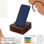 Wooden Phone Stand - For a Tidy, Focused Desk