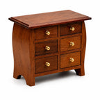 Wooden Mini Drawer Chest - Elegant Desktop Storage